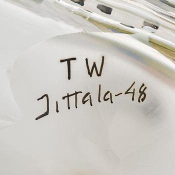 Tapio Wirkkala, A liquor bottle with ten shot glasses, Iittala 1948.