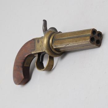 A percussion gun by Johan Engholm from Ödestugu, mid 19th century.