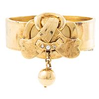 Bangle, 18K gold with pearls, 19th century.