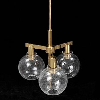 Hans-Agne Jakobsson, a model T348/3 ceiling lamp, Markaryd, 1960s.