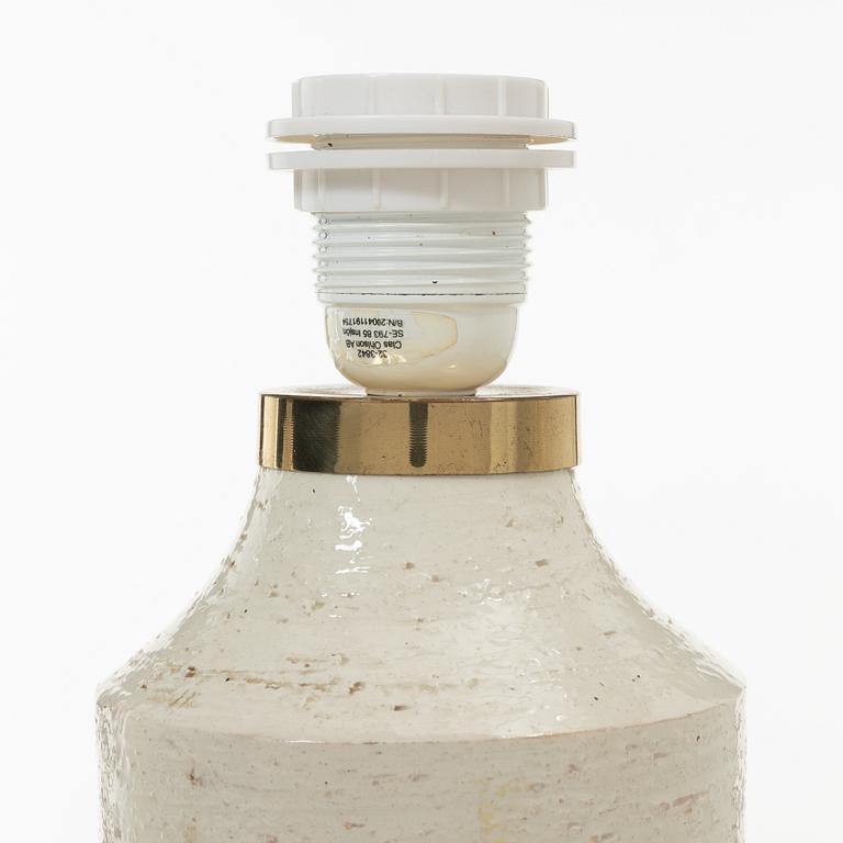 Bordslampor, 3 st, , Bitossi för Bergboms, 1900-talets andra hälft.