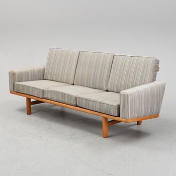 An oak sofa, model no "GE-236" by hans J Wegner, second half of 20th century.