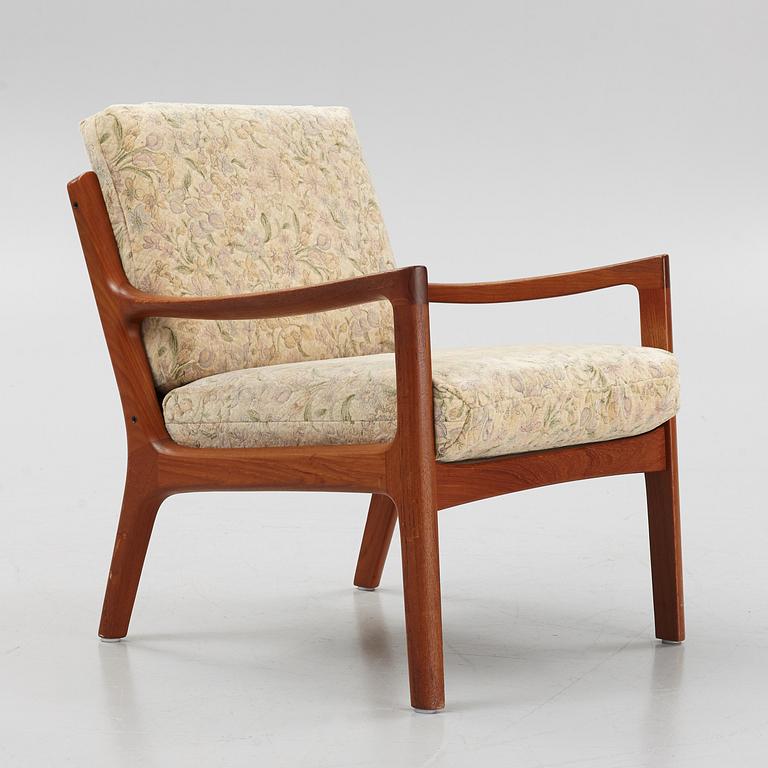 Ole Wanscher, a teak 'Senator' easy chair, France & Son, Denmark.