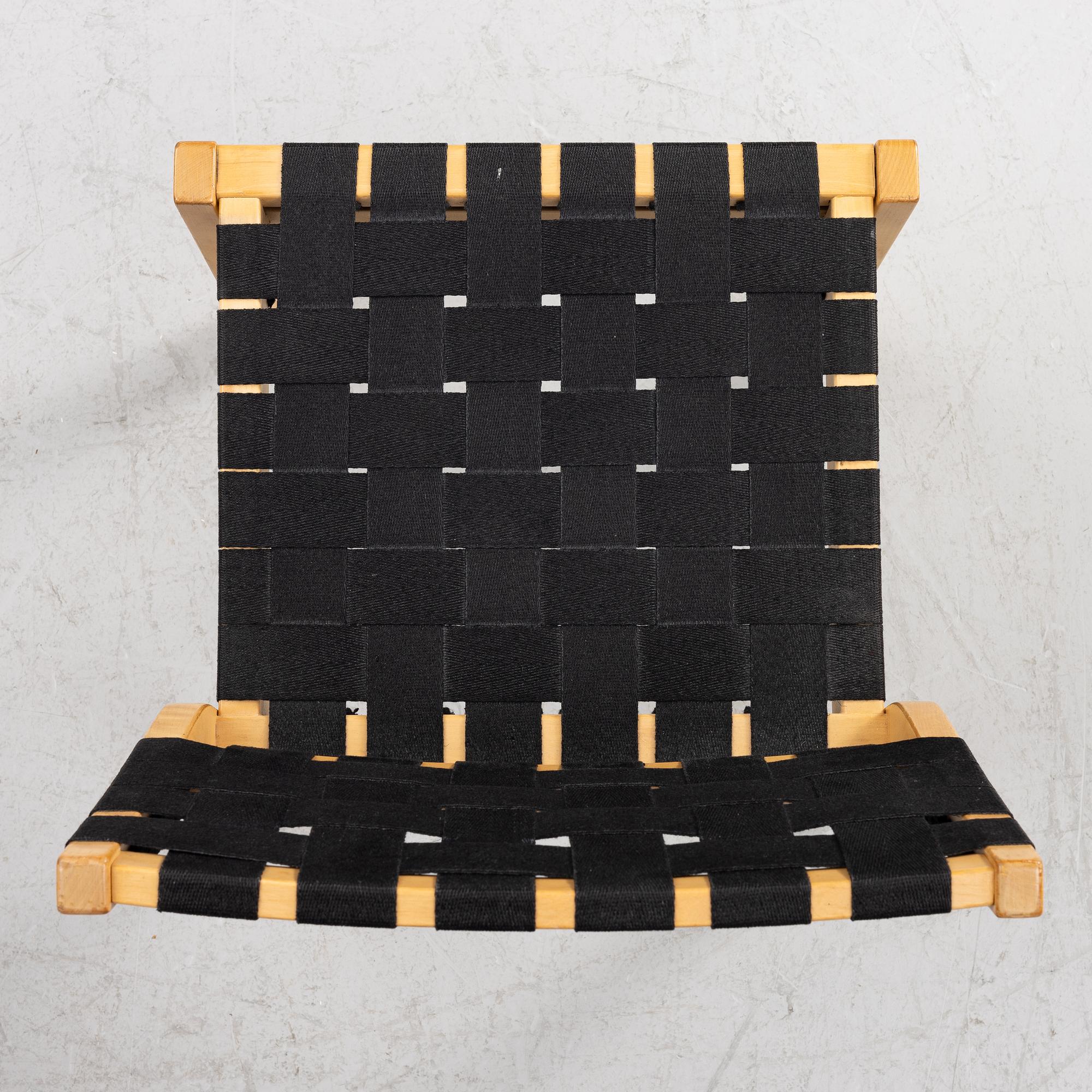 Alvar Aalto, six model 611 chairs, Artek, Finland.