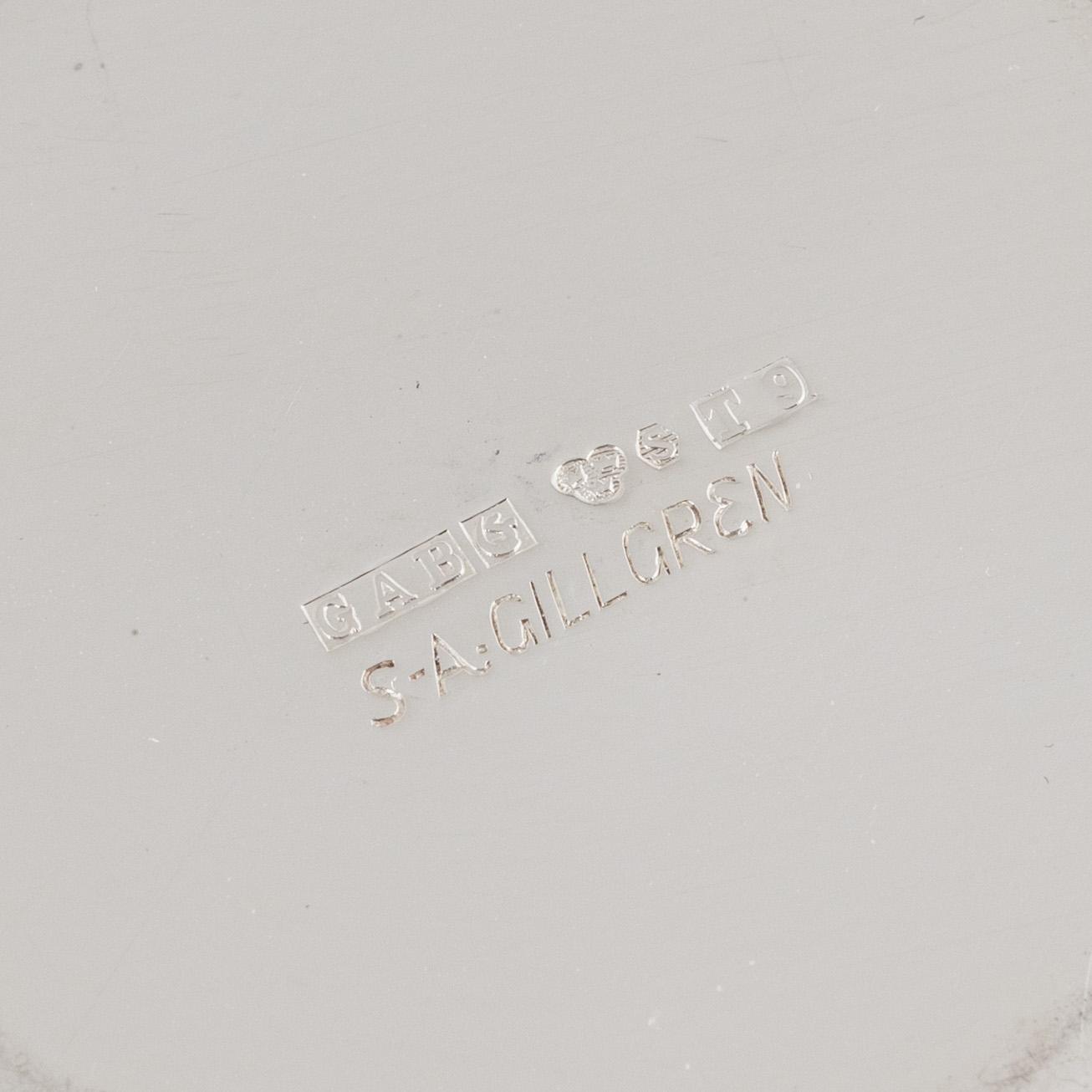 Råström och Gillgren, bägare, silver, 5 st, 1968-1972.