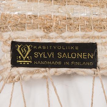 Riitta Suomi, a weave  signed and dated 24.7 1976 for Sylvi Salonen.