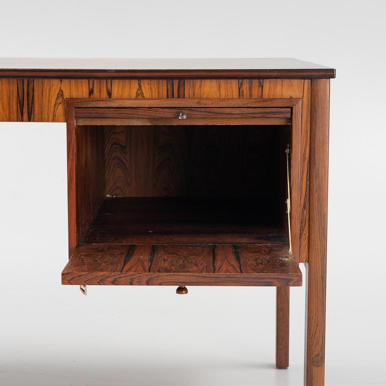 Erik Wørts, a rosewood veneered 'Exklusiv' desk, IKEA, 1960's.