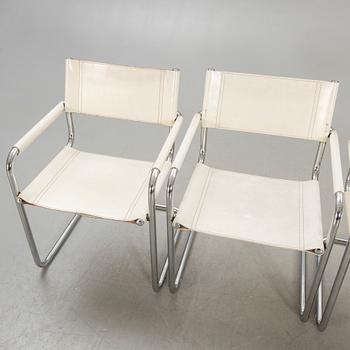 Mart Stam,  karmstolar 4 st "Cantilever", Jox Interni 1990-tal.