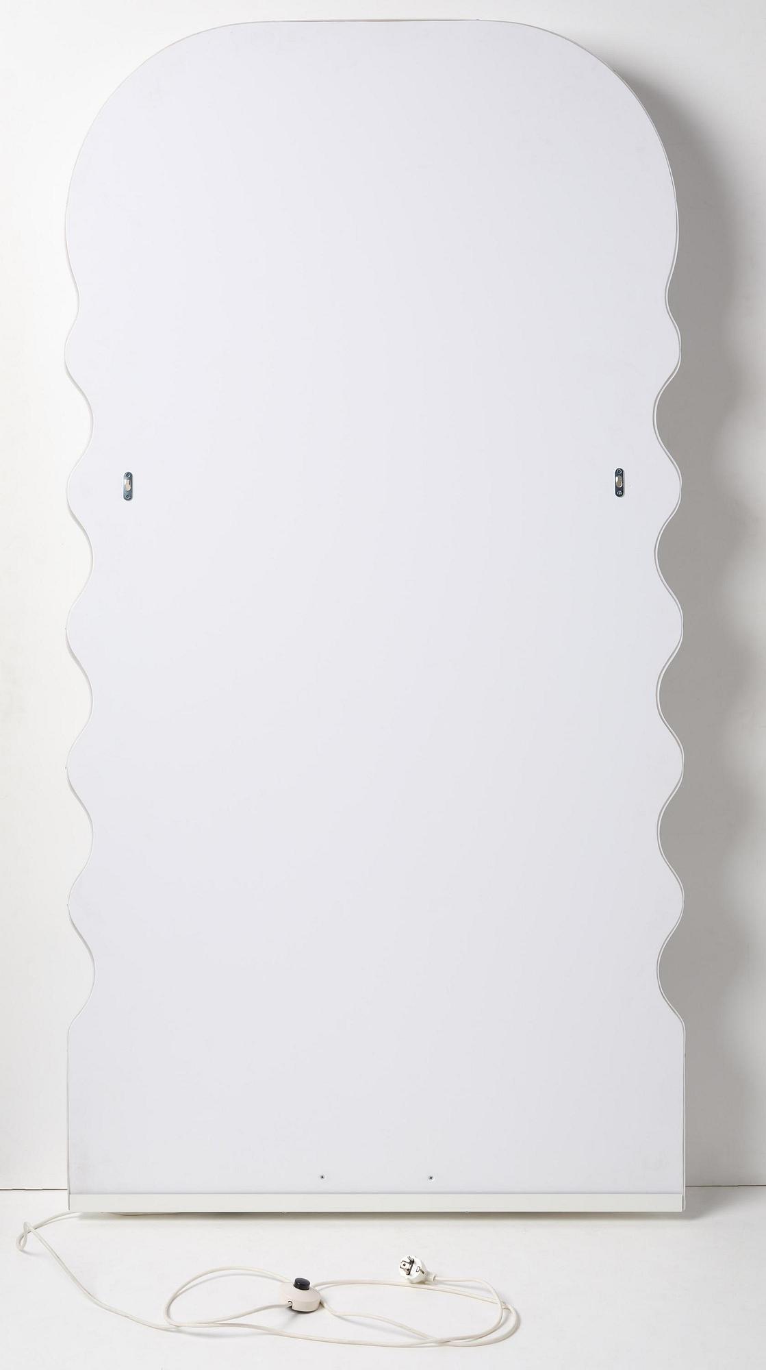 Ettore Sottsass, an "Ultrafragola" mirror, Poltronova, Italy, 21st century.