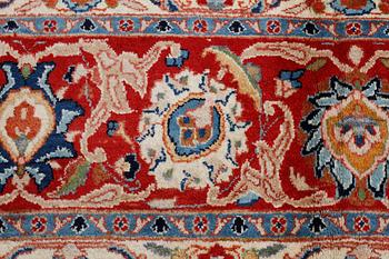 A Kashmar rug, 389 x 300 cm.