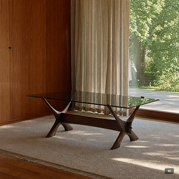 Fredrik Schriever-Abeln, coffee table, "No. 9", Örebro Glassworks, 1960s.