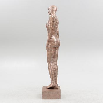 Decorative sculpture, patinated aluminium, Art People Gallery Paris.