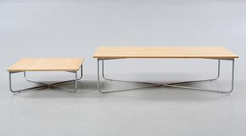 SOFFBORD, 2 st, "Havanna",  formgivna av Koncept Stockholm, Swedese, 2000-tal.