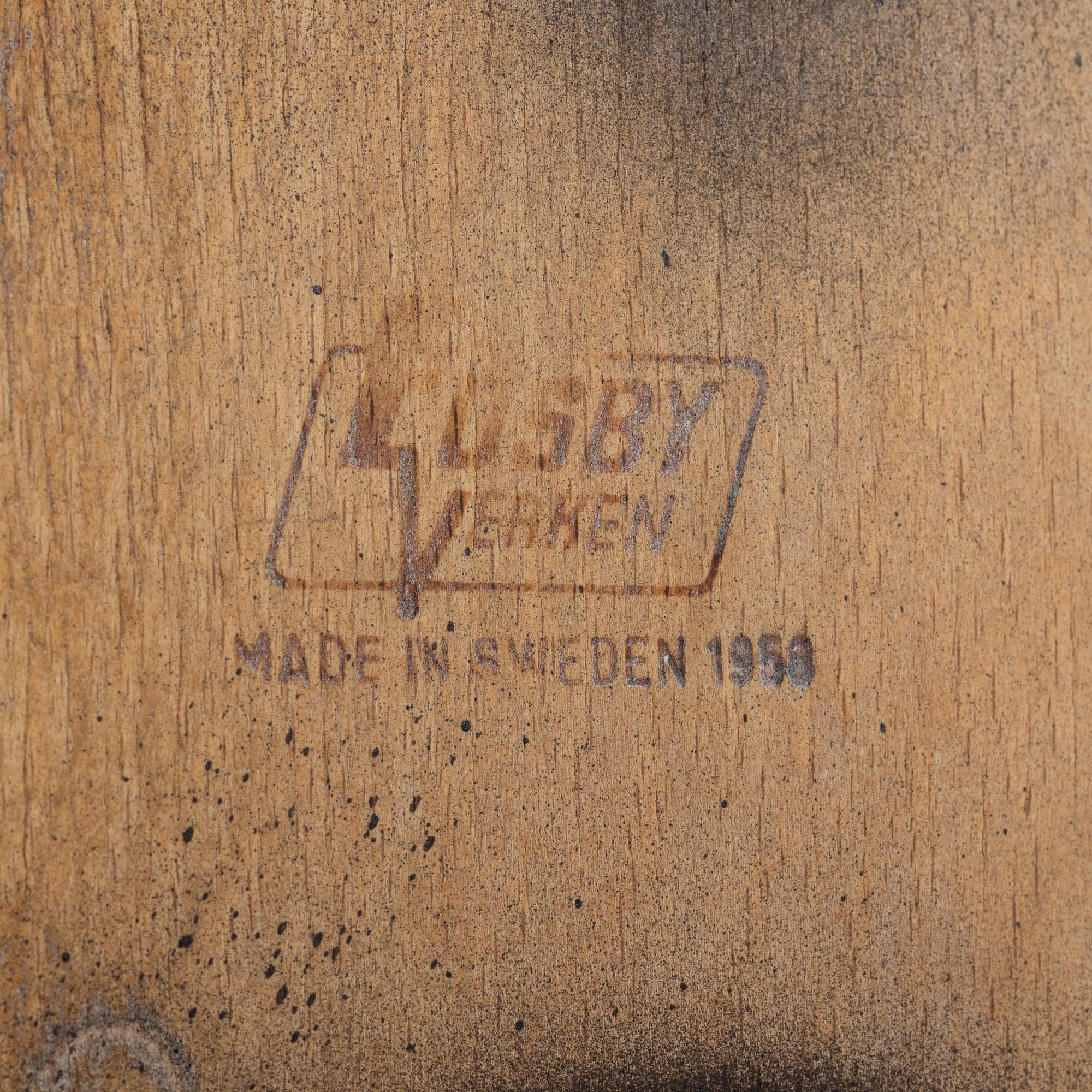 Ilmari Tapiovaara, a set of six 'Fanett' chairs from Edsbyverken, 1960's.