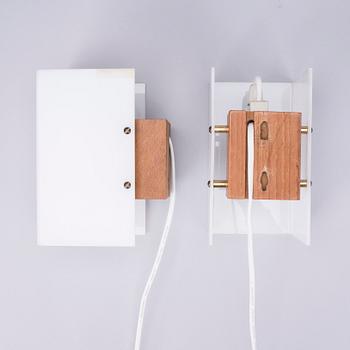 VÄGGLAMPOR, ett par, Yki Nummi, Stockmann Orno.