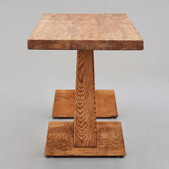 Axel Einar Hjorth, a stained pine "Utö" table, Nordiska Kompaniet 1930's.