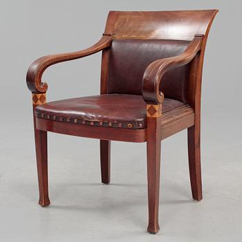 SKRIVSTOL, Otto Schulz, senjugend, omkring 1915.