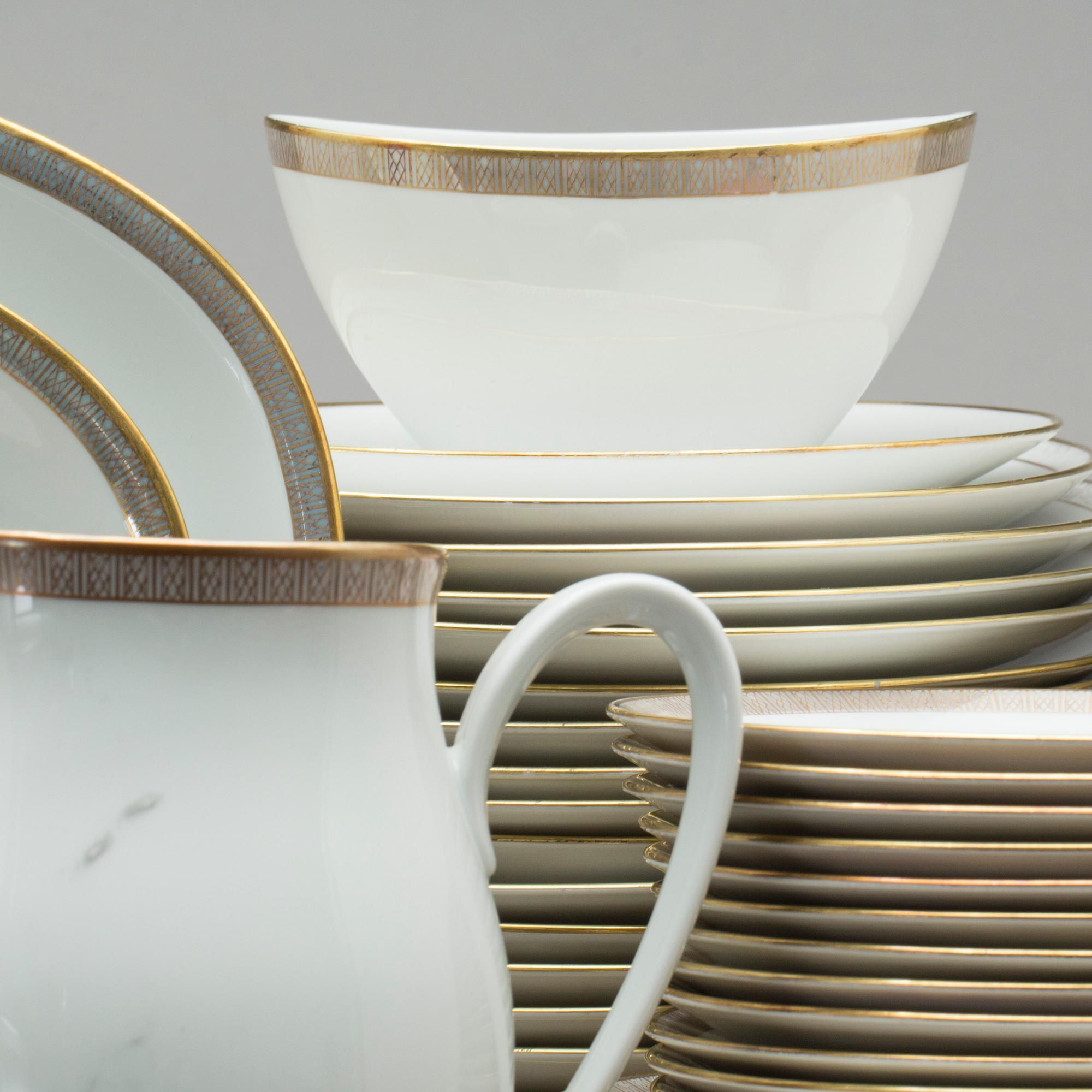 MATSERVIS, 67 delar, porslin, Rörstrand.