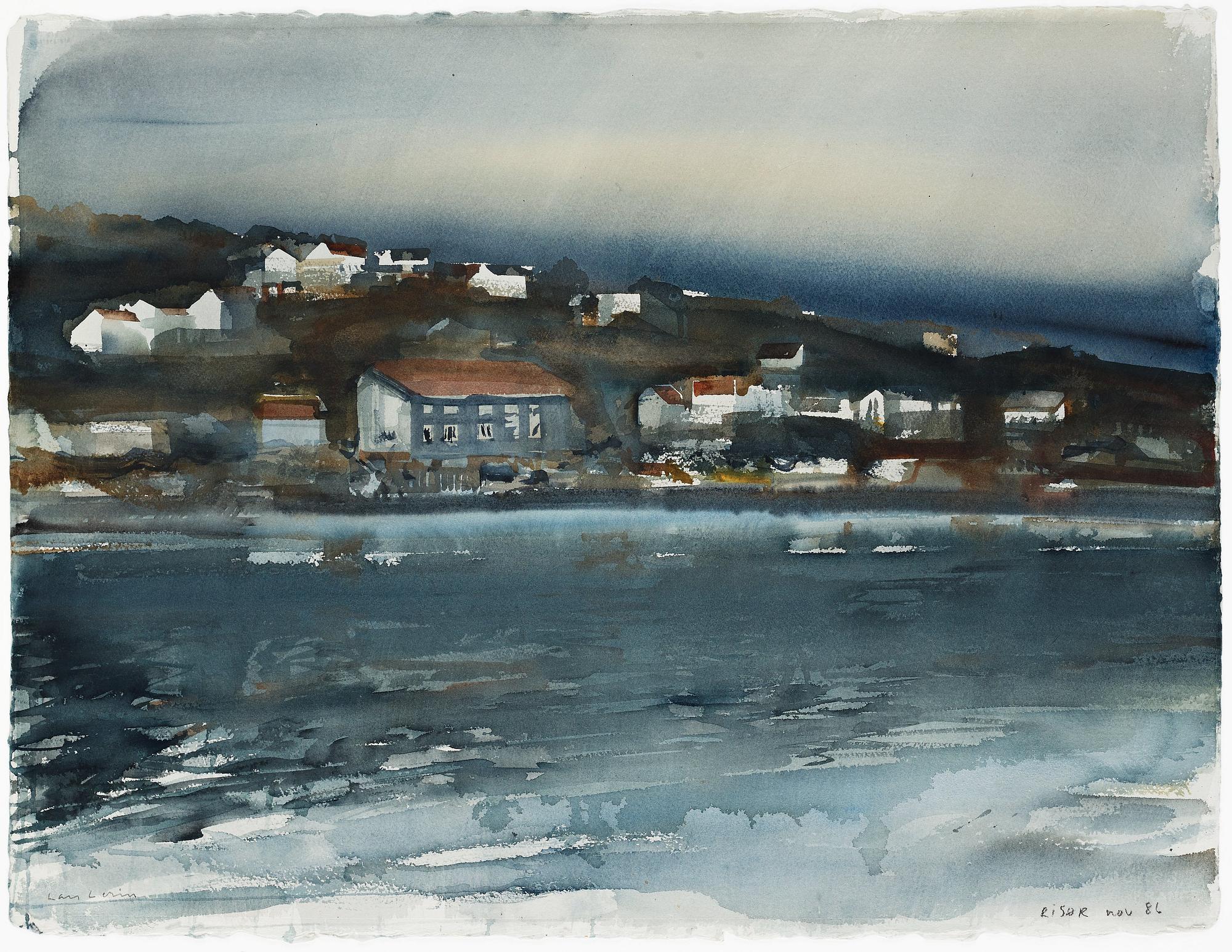 Lars Lerin, "Risør".