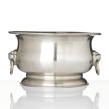 Estrid Ericson, & Anna Petrus, a pewter bowl/wine cooler model "A 531", Firma Svenskt Tenn, Stockholm, 1928.