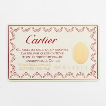 Cartier, a silk scarf.