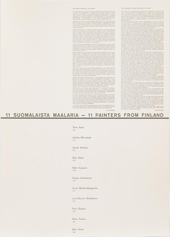 Portfolio with eleven serigraphs, signed and numbered 67/110, 1977.
