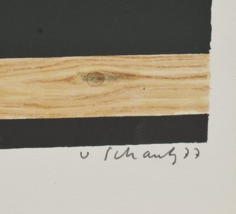 PHILIP VON SCHANTZ, färglitografi, signerad, daterad -77 och numrerad 83/140.