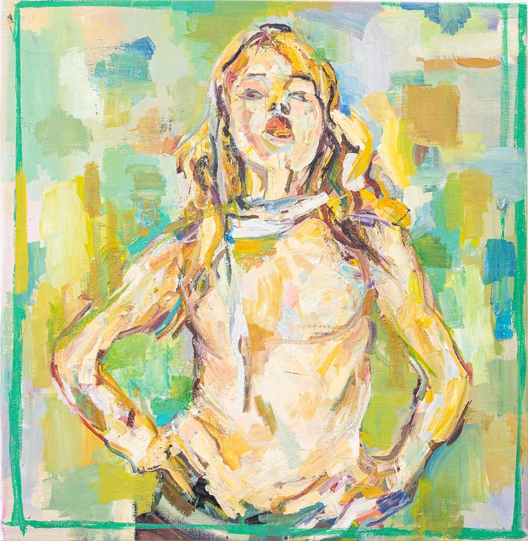 Elin Källman, Portrait in half-figure.