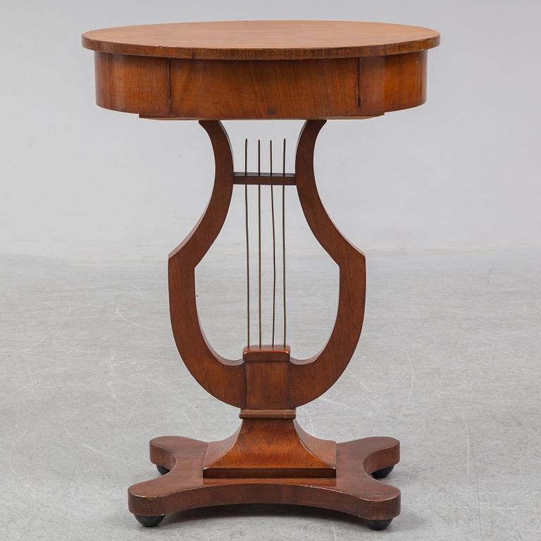 A Swedish Empire sewing table, first half of the 19th century.