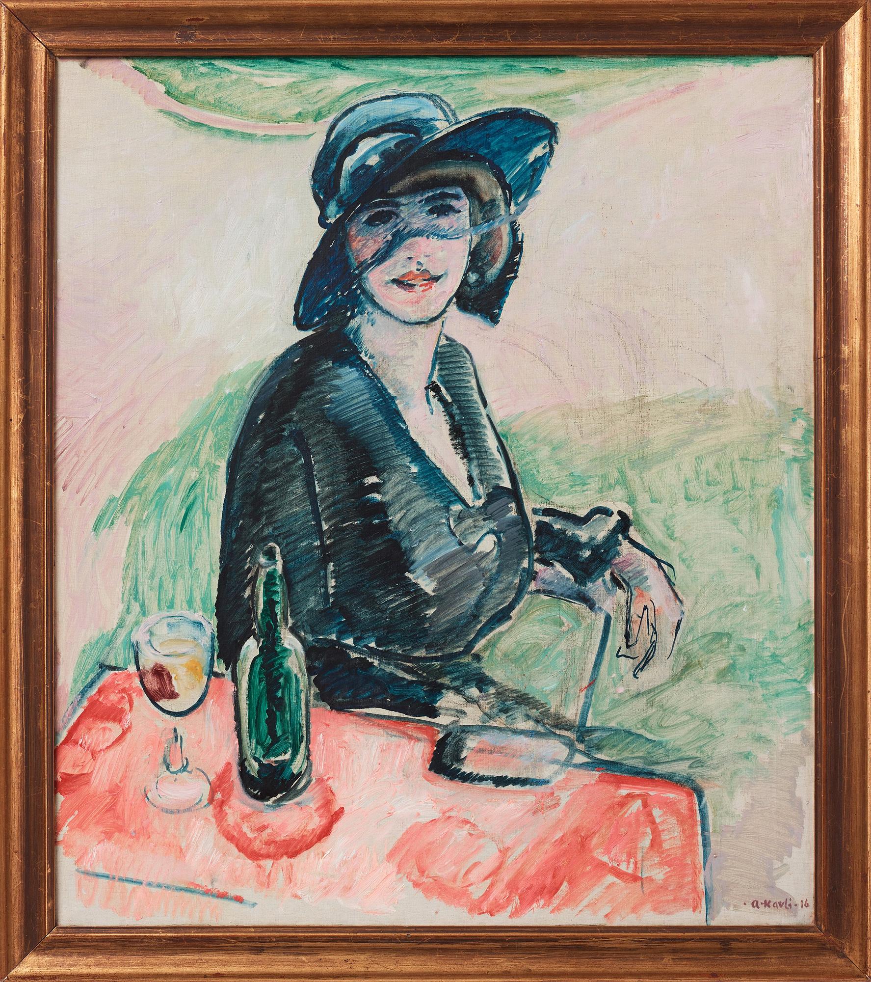 Arne Kavli, Elegant woman.