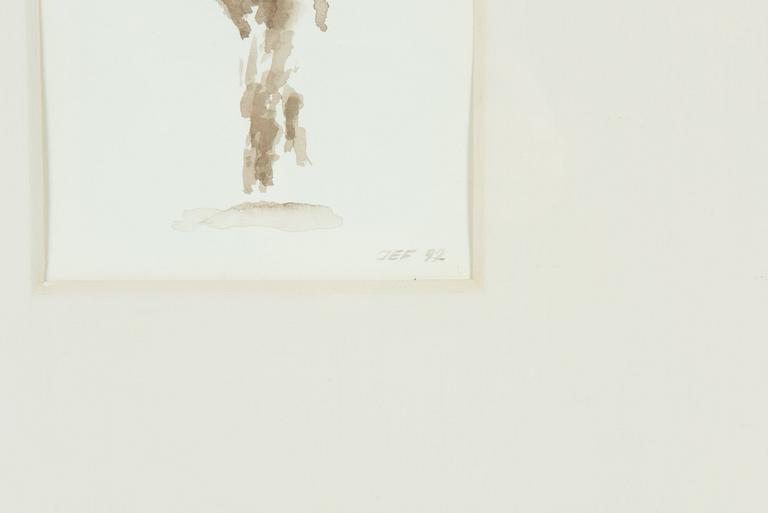 John-E Franzén, Standing model.