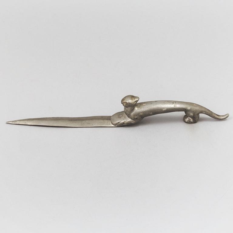 BREVKNIV, tenn, Firma Svenskt Tenn, 1930-tal.