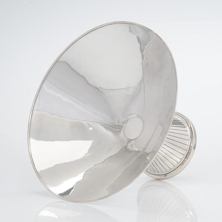 W.A. Bolin, a footed silver bowl, Stockholm 1928.