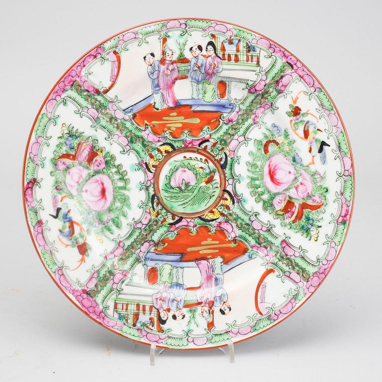 Chinese Jar and Plate, 20th century.