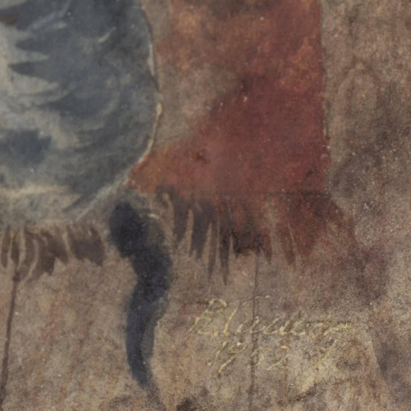 RUDOLF CARLBORG, Watercolour, indistinctly signed R. Carlborg and dated 1952.