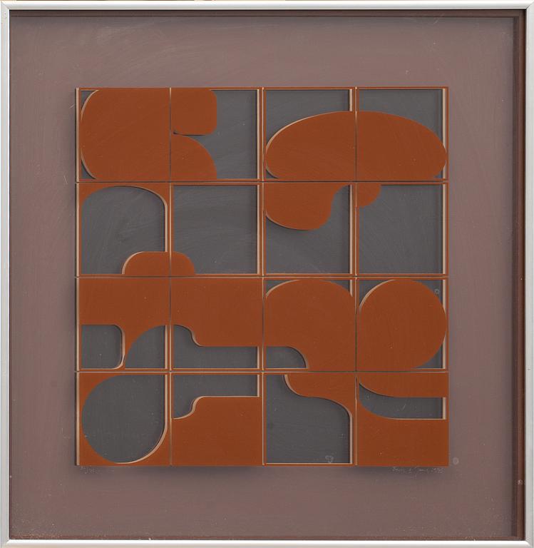 BECK & JUNG (HOLGER BÄCKSTRÖM & BO LJUNGBERG), multipel, signerad och daterad 1975, numrerad 36/75.