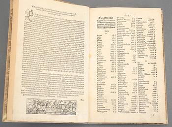 EUCHARIAS RÖSSLIN (c.1470-1526), Kreuterbuch von aller Kreuter, Gethier, Gesteine und Metal, Natur.., Frankfurt 1536.