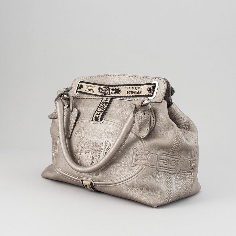 Fendi, a metallic leather handbag, 2007.