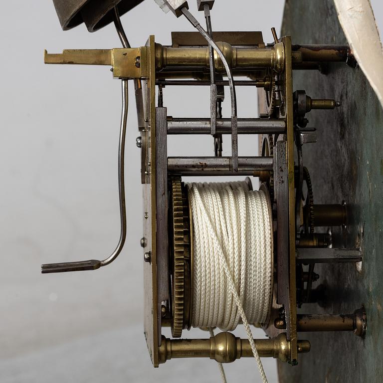 A Rococo longcase clock by Petter Ernst (Stockholm 1753-1784).