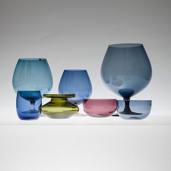 PARTI GLAS, 16 delar, Erkki Vesanto, Iittala 1960/70-tal.