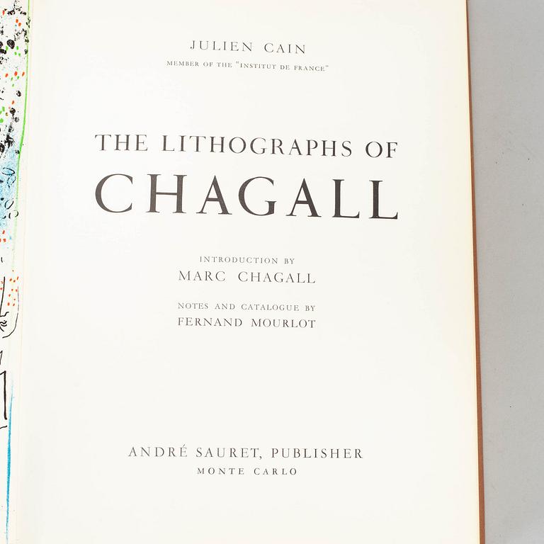 A book 'The Litographs of Chagall', André Sauret, Monte Carlo, 1960.