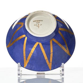 Wilhelm Kåge, Ask and bowls, 2 pcs, Gustavsberg 1927, 1929 and 1932.