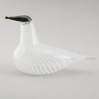 FIGUR, glas, Oiva Toikka, signerad,  Nuutajärvi, Finland, 1992.