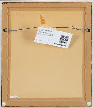 KOPPARSTICK, 2 st, kolorerade, 1800-tal.