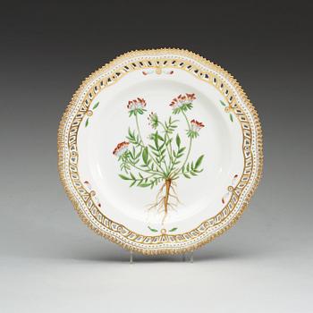 A set of four Royal Copenhagen 'Flora Danica' plates, Denmark, 20th Century.