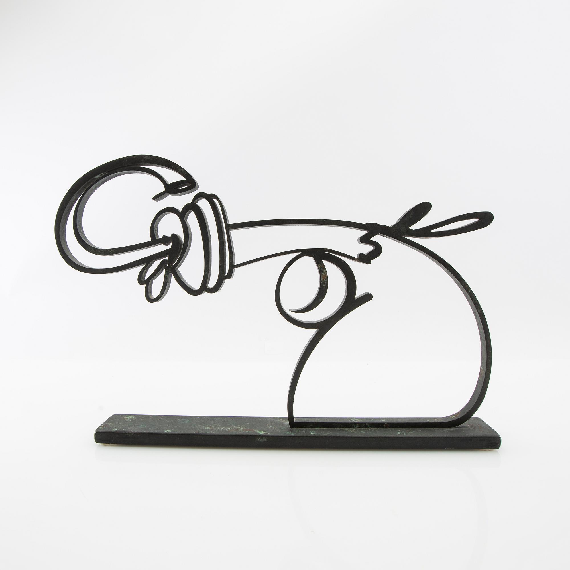 Carl Fredrik Reuterswärd, Sculpture "Non violence".