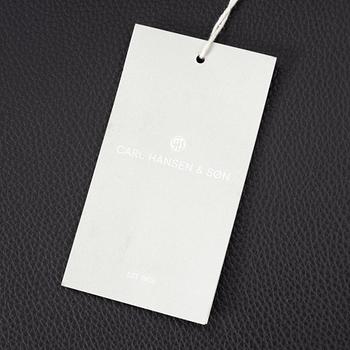 Hans J. Wegner, a set of three "CH-20" dining chairs, Carl Hansen & Son, Denmark 21st century.