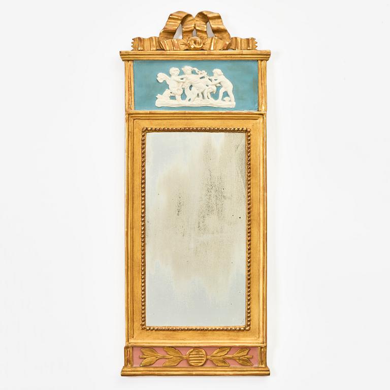 Mirror, late 18th century, Late Gustavian.