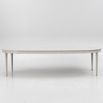 A Gustavian style dining table, first half of the Century.