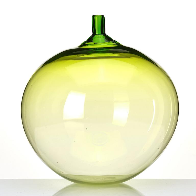 Ingeborg Lundin, vas, "Äpplet", Orrefors.